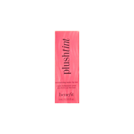Benefit Plushtint Moisturising Matte Lip Tint 02 CREAM PUFF 6ml - Imperfect Box
