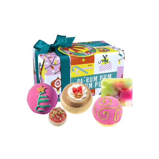 Bomb Cosmetics Jingle Bell Wrap Gift Set - Imperfect Box