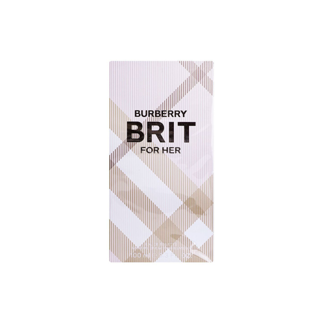 Burberry Brit For Her Eau De Toilette Spray 100ml - Small Amount Missing