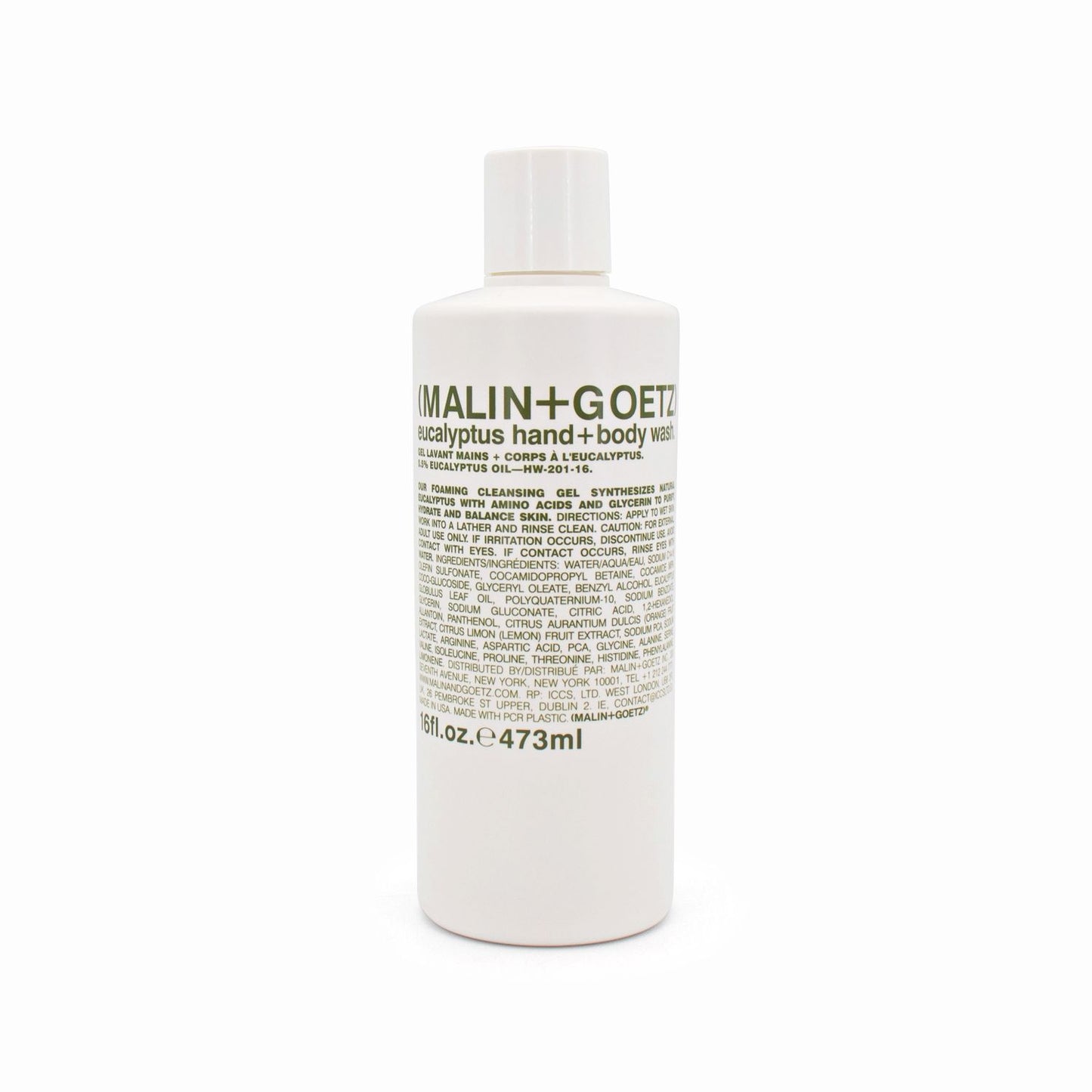 Malin + Goetz Eucalyptus Hand + Body Wash 473ml - Imperfect Container