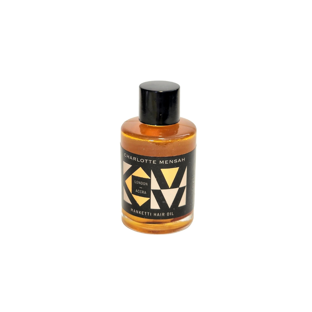 2x Charlotte Mensah Manketti Hair Oil 15ml - Imperfect Container