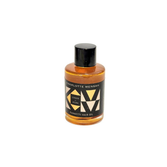 2x Charlotte Mensah Manketti Hair Oil 15ml - Imperfect Container