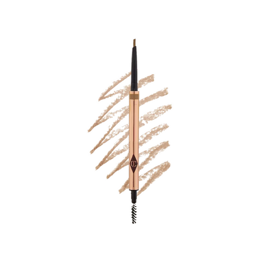 Charlotte Tilbury Brow Cheat Micro Precision Brow Pencil + Refill LIGHT BLONDE - Imperfect Box