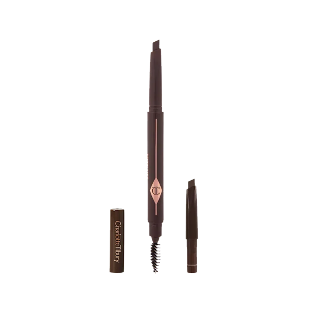 Charlotte Tilbury Brow Lift Brow Pencil + Refill NATURAL BLACK - Imperfect Box