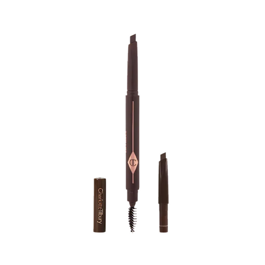 Charlotte Tilbury Brow Lift Brow Pencil + Refill NATURAL BLACK - Imperfect Box
