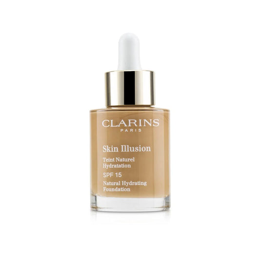 Clarins 112C Skin Illusion Natural Hydrating Foundation SPF 15 30ml - Imperfect Box