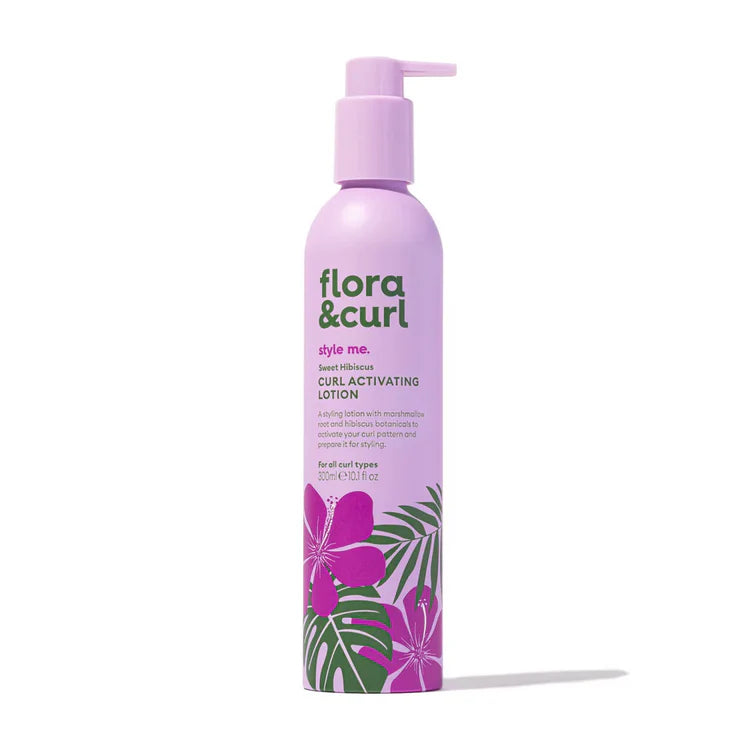 Flora & Curl Sweet Hibiscus Curl Activating Lotion 300ml - New