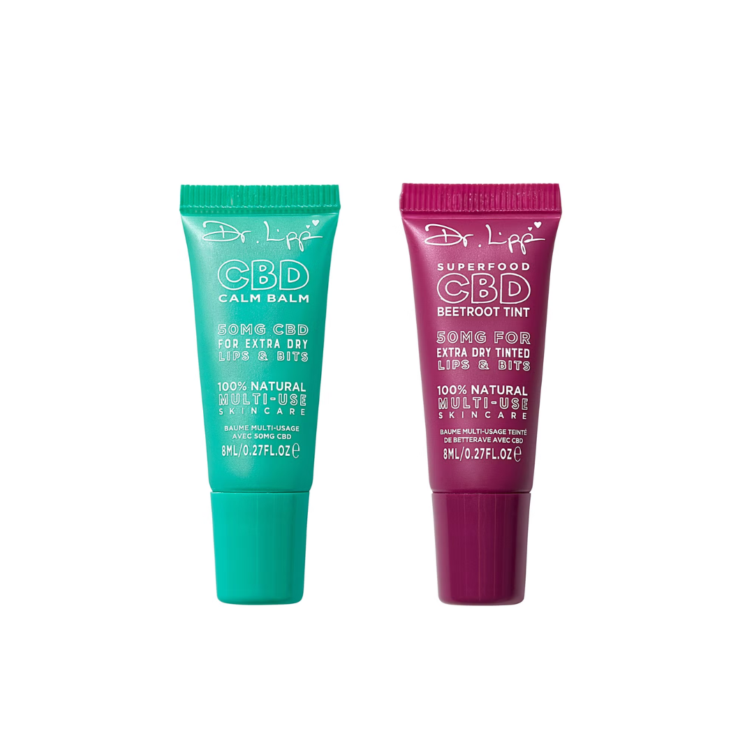 Dr. Lipp CBD Couple Twin Pack Lip Balm & Tint 2x8ml - New
