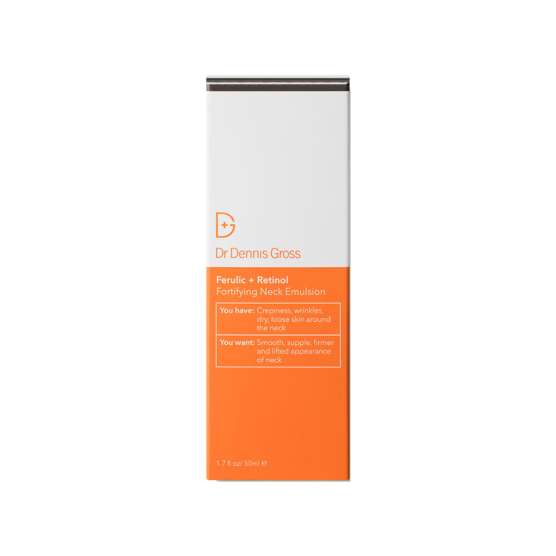 Dr Dennis Gross Ferulic + Retinol Fortifying Neck Emulsion 50ml - Imperfect Box