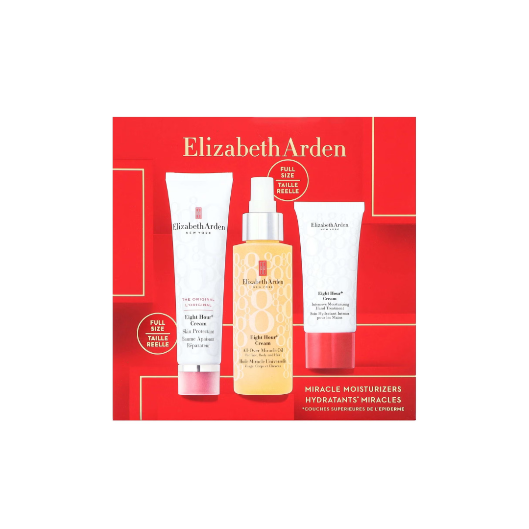 Elizabeth Arden Eight Hour Holiday Miracle Moisturizes Gift Set - Imperfect Box