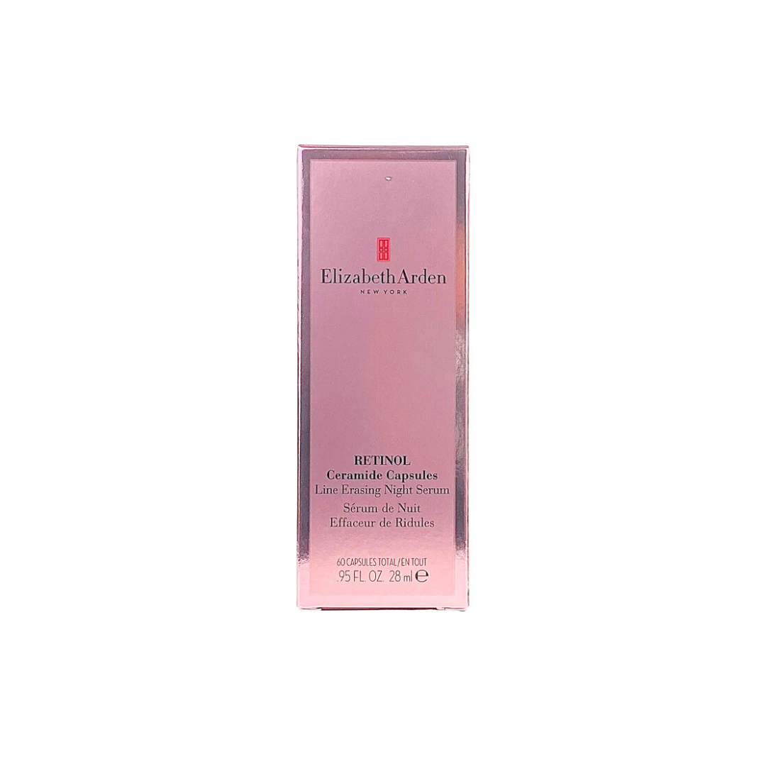 Elizabeth Arden Retinol Ceramide Line Erasing Night Serum 60 Capsules 28ml - Imperfect Box