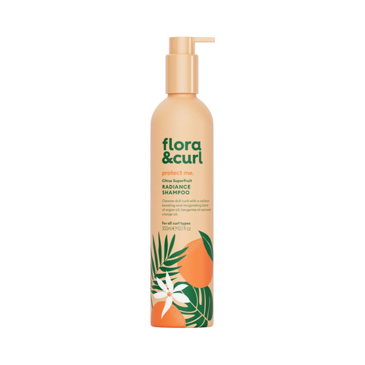 Flora & Curl Citrus Superfruit Radiance Shampoo 300ml - Imperfect Container