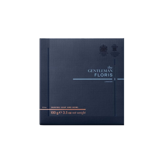 Floris London The Gentleman Elite Shaving Soap and Bowl 100g - Imperfect Box