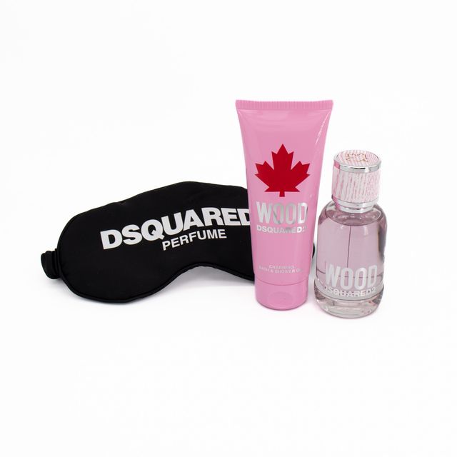 Dsquared2 Wood Pour Femme Eau De Toilette Spray Gift Set 50ml - Imperfect Box