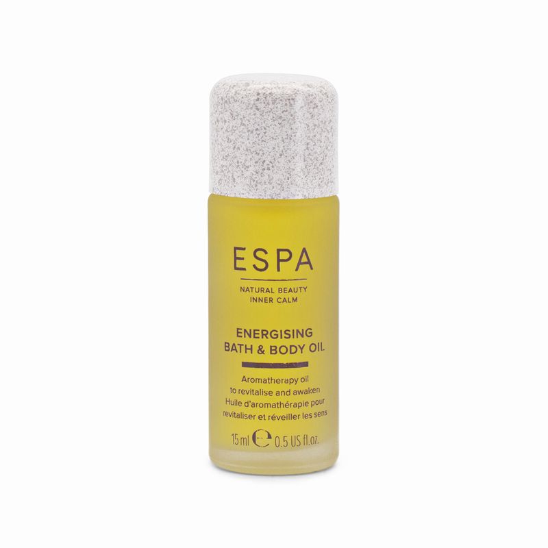 Espa Energising Bath & Body Oil Mini 15ml - Missing Box