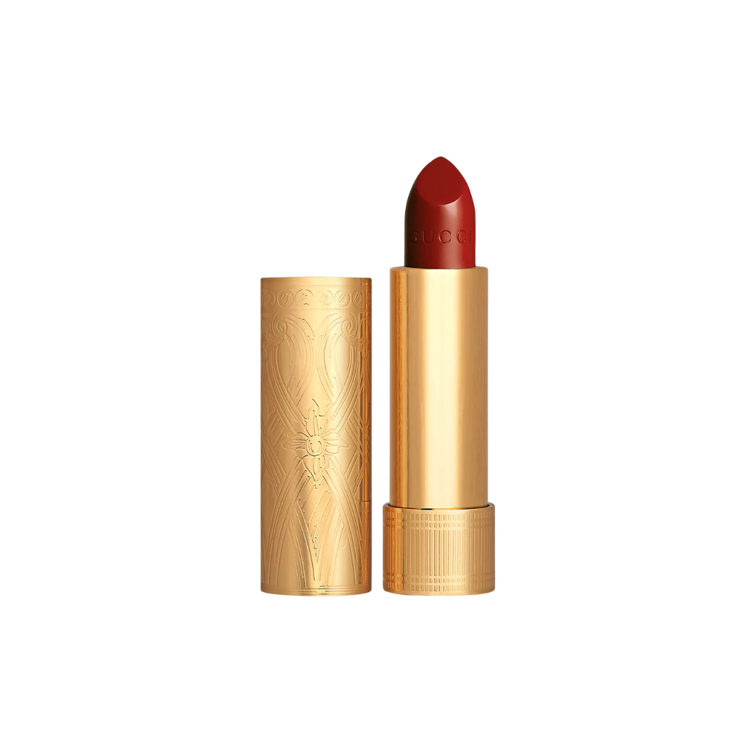 Gucci Rouge A Levres Satin Lip Colour 504 MYRA CRIMSON 3.5g - Imperfect Box