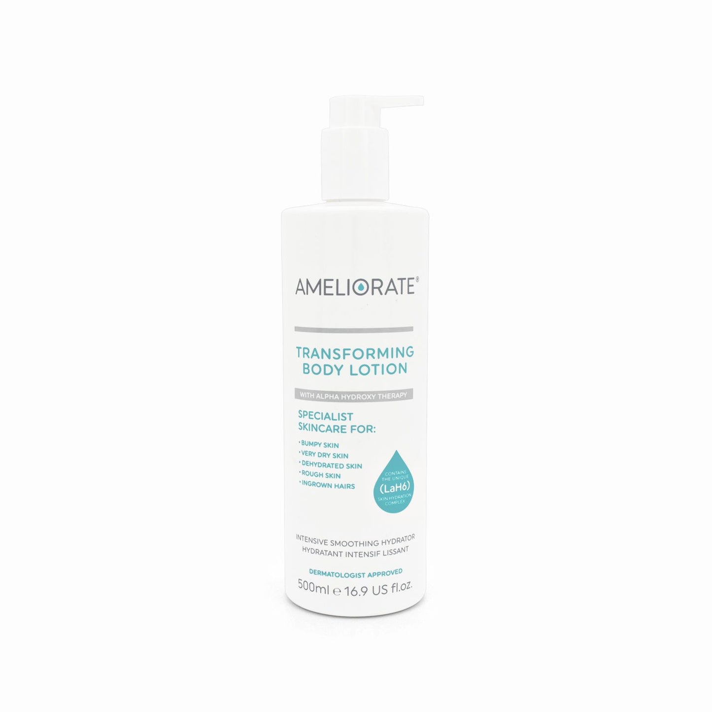 AMELIORATE Transforming Body Lotion 500ml - Imperfect Container