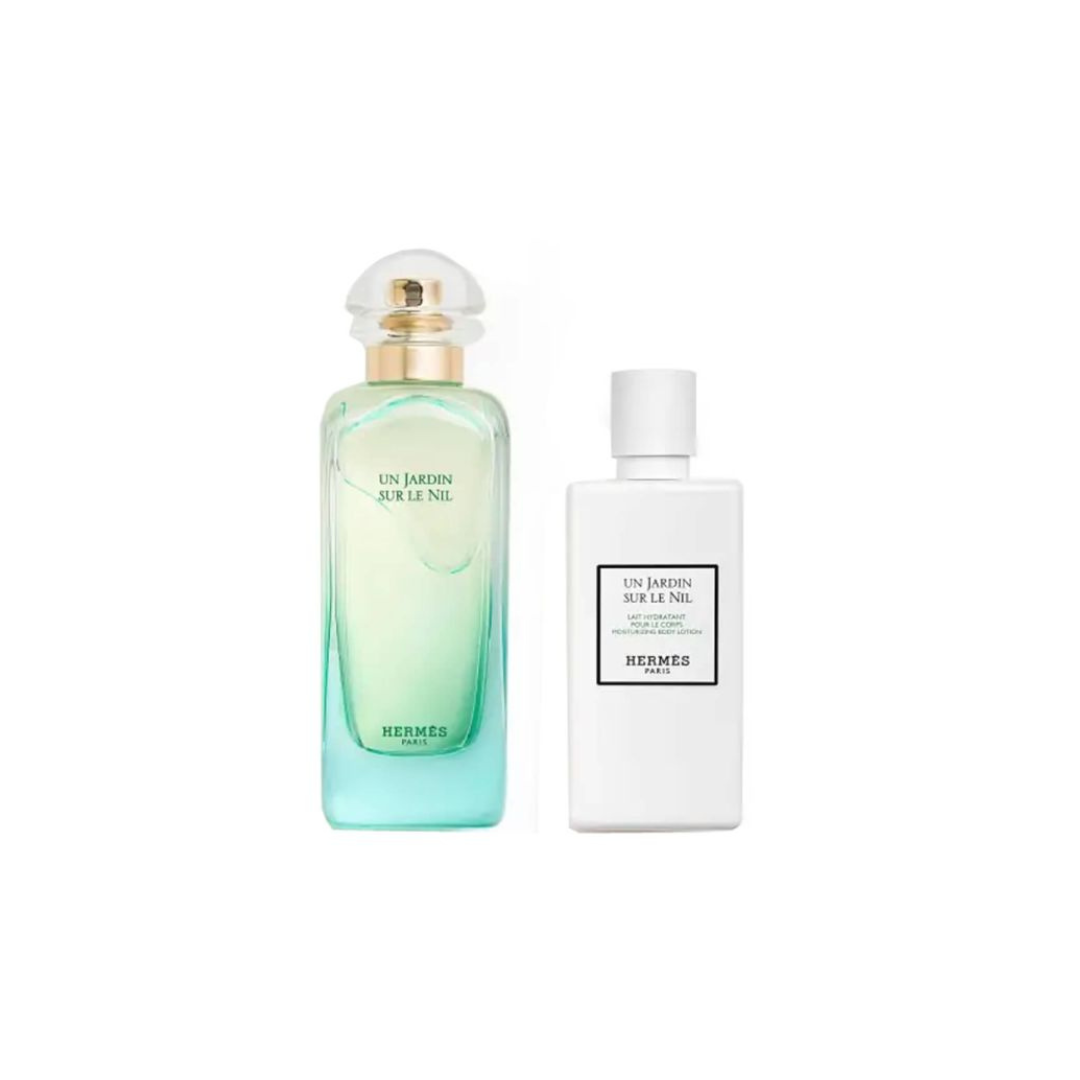 Hermes Un Jardin Sur Le Nil Eau De Toilette Gift Set 100ml - Imperfect Box