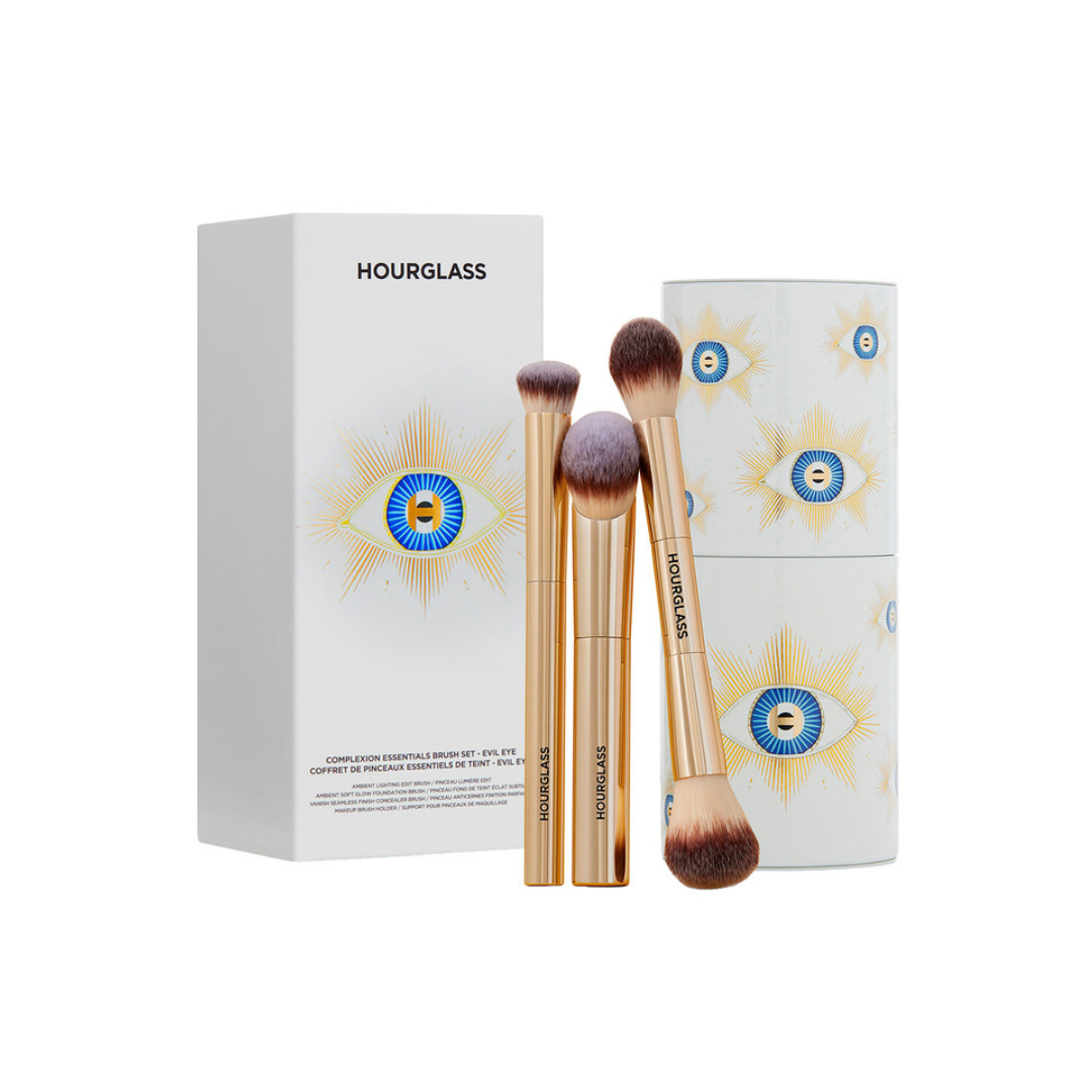 Hourglass Complexion Essentials 3 Piece Brush Set EVIL EYE - Imperfect Box