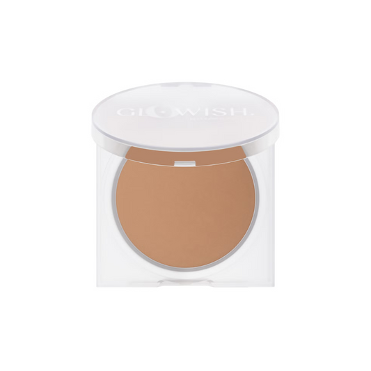 Huda Beauty Glo Wish Luminous Pressed Powder 07 TAN LIGHT 10g - Imperfect Box