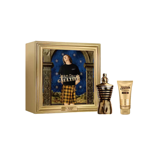 Jean Paul Gaultier Le Male Elixir Parfum Gift Set 75ml - Imperfect Box