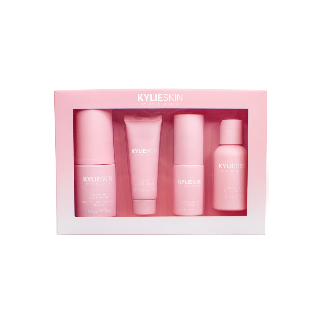 Kylie Skin 4-Piece Mini Skincare Set - Imperfect Box