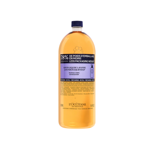 L'Occitane Lavender Liquid Soap Hands & Body Eco Refill 500ml - Imperfect Container