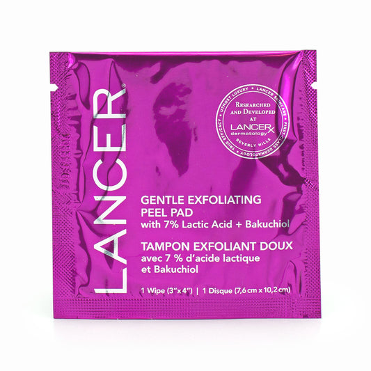 Lancer Gentle Exfoliating Peel Pads x45 Wipes - Imperfect Box