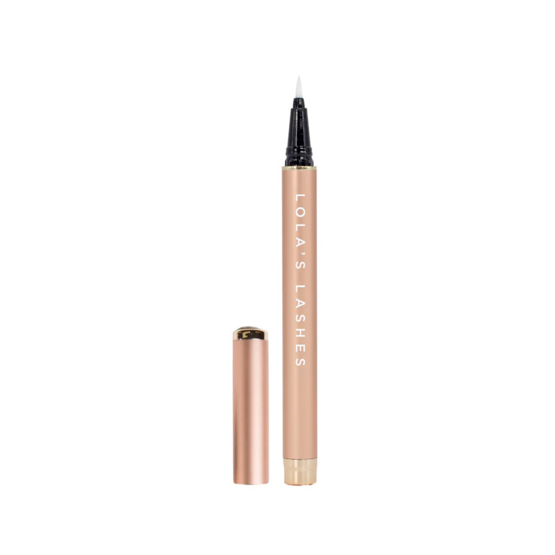 Lola's Lashes Flick & Stick Adhesive Eyeliner Pen CLEAR 1ml - Imperfect Box