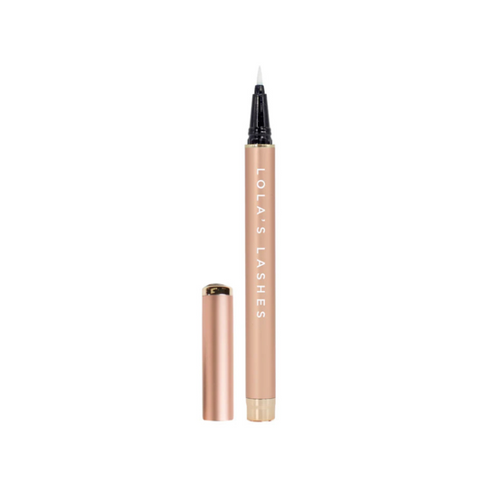 Lola's Lashes Flick & Stick Adhesive Eyeliner Pen CLEAR 1ml - Imperfect Box