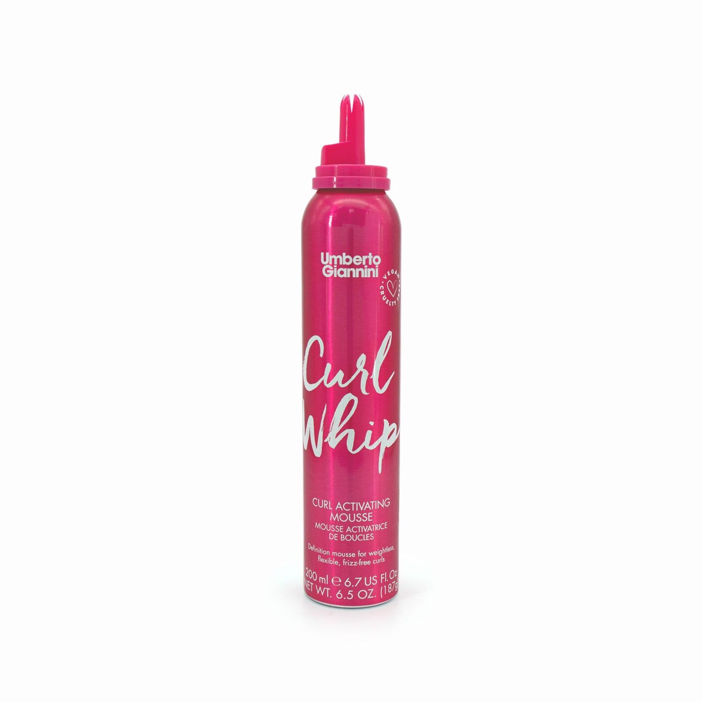 Umberto Giannini Curl Whip Curl Activating Mousse 200ml - Missing Lid