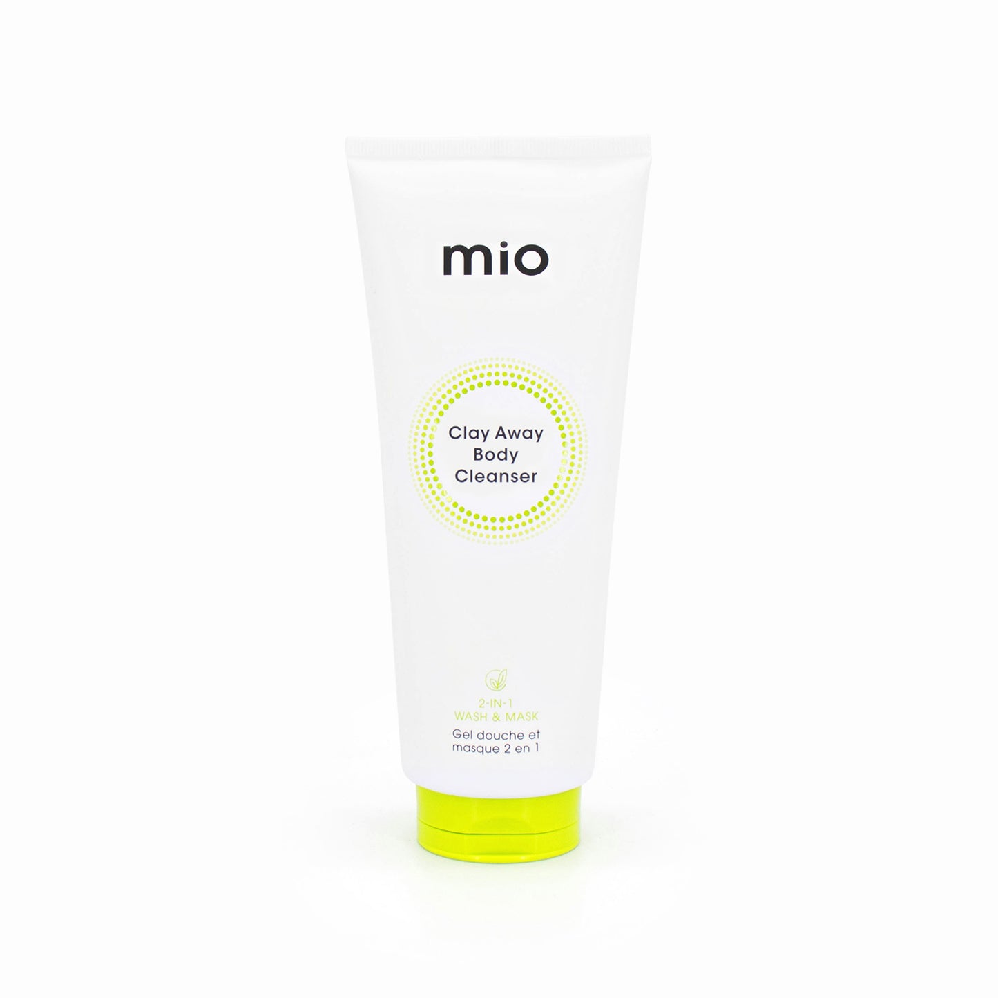 Mio Clay Away Body Cleanser 200ml 2 in 1 Mask & Wash - Imperfect Box