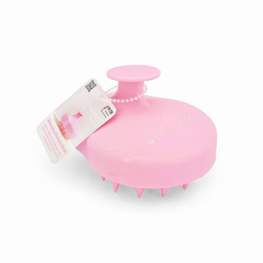 Brushworks Shampoo Massaging Brush - Pink - New