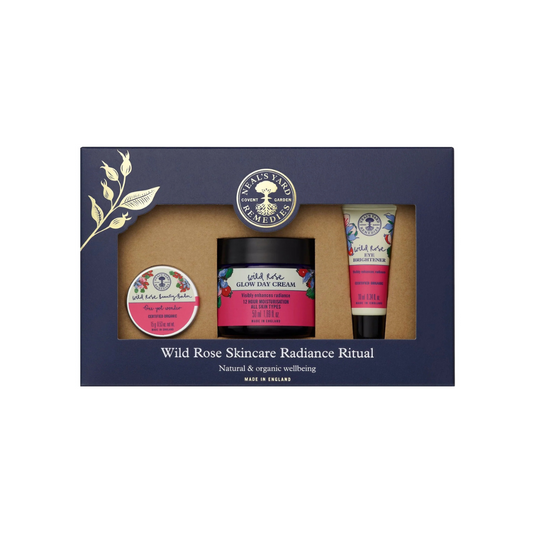 Neal's Yard Remedies Wild Rose Skincare Radiance Ritual Gift Set - Imperfect Box