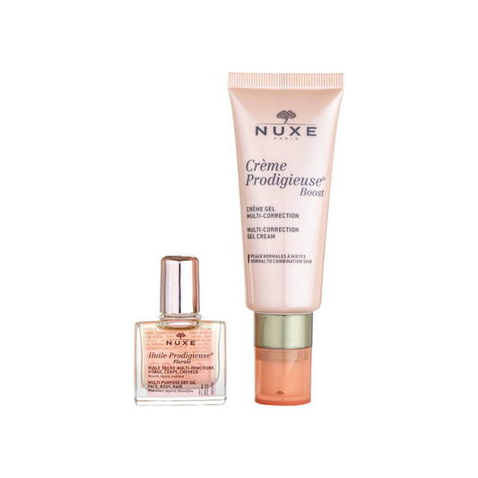 Nuxe Creme Prodigieuse Boost Multi Correction Gel Cream & Beauty Oil Gift Set - Imperfect Box