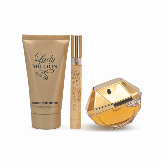 Paco Rabanne Lady Million Eau de Parfum 50ml Gift Set - Imperfect Box