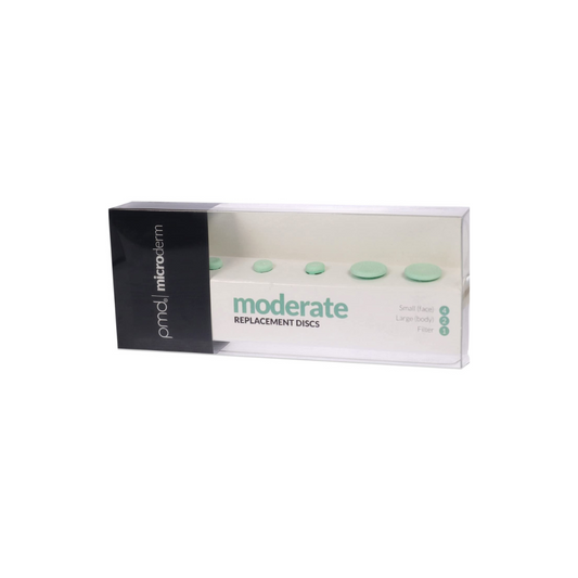 PMD Microderm Moderate Replacement Discs GREEN - Imperfect Box