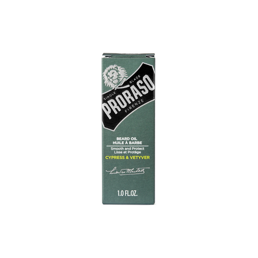 Proraso Beard Oil Cypress & Vetyver 30ml - Imperfect Box