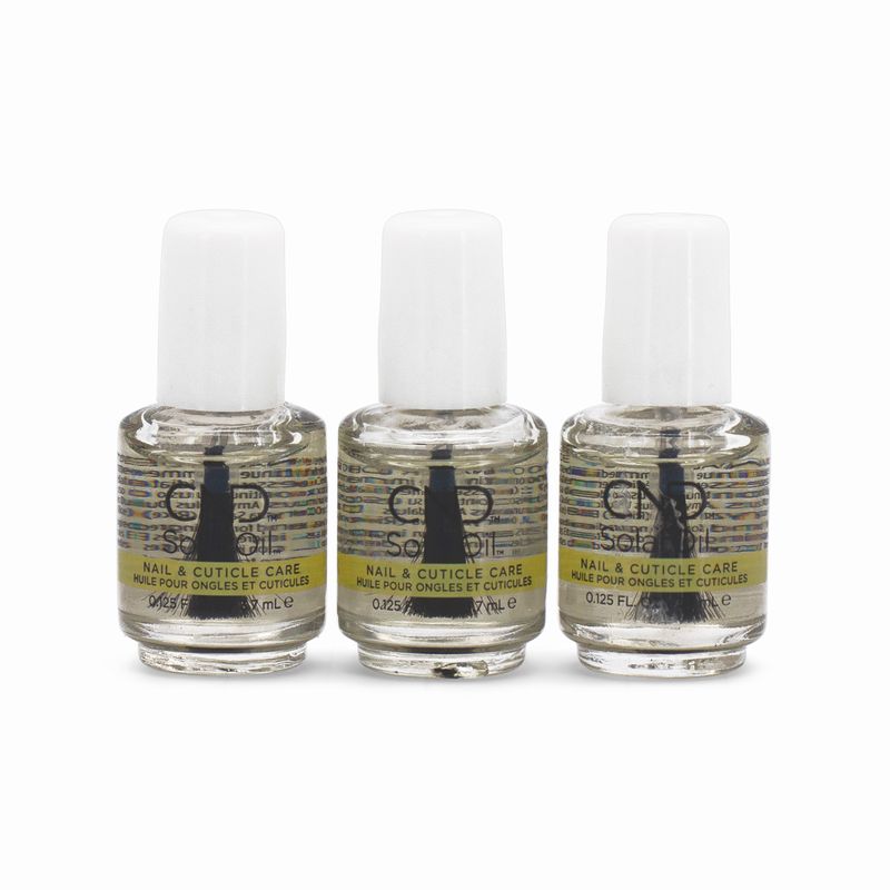 3 x CND SolarOil Nail & Cuticle Care 3.7ml - Imperfect Container