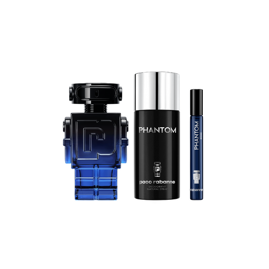 Paco Rabanne Phantom Intense Eau De Parfum Gift Set 100ml - Imperfect Box
