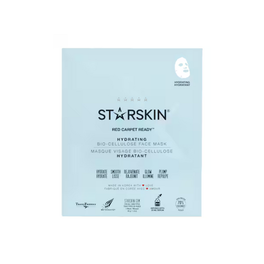 STARSKIN Red Carpet Ready Hydrating Bio-Cellulose Face Mask - New