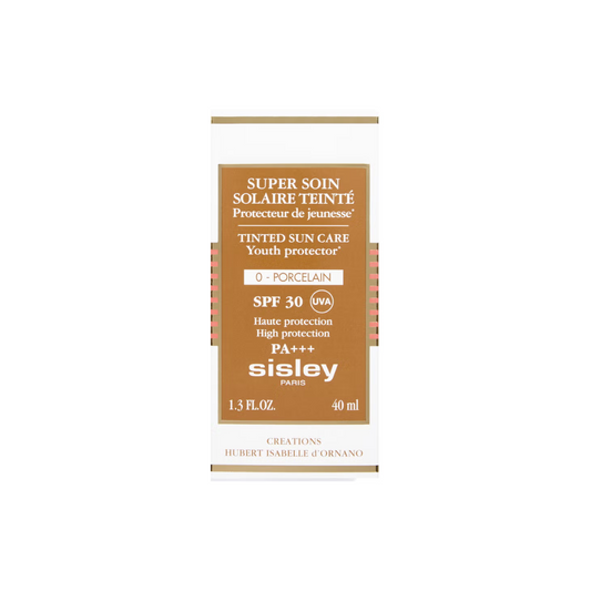 Sisley Super Soin Solaire Teinte Tinted Sun Care SPF 30 0 PORCELAIN 40ml - Imperfect Box