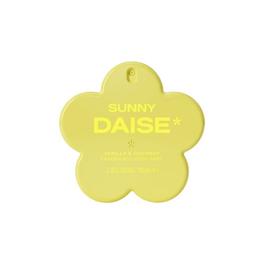 Daise Sunny Fragrance Body Mist in Vanilla & Coconut 100ml - Imperfect Container