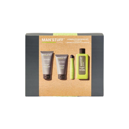 Technic Man'Stuff Complete Refresh Kit Toiletry Gift Set - Imperfect Box