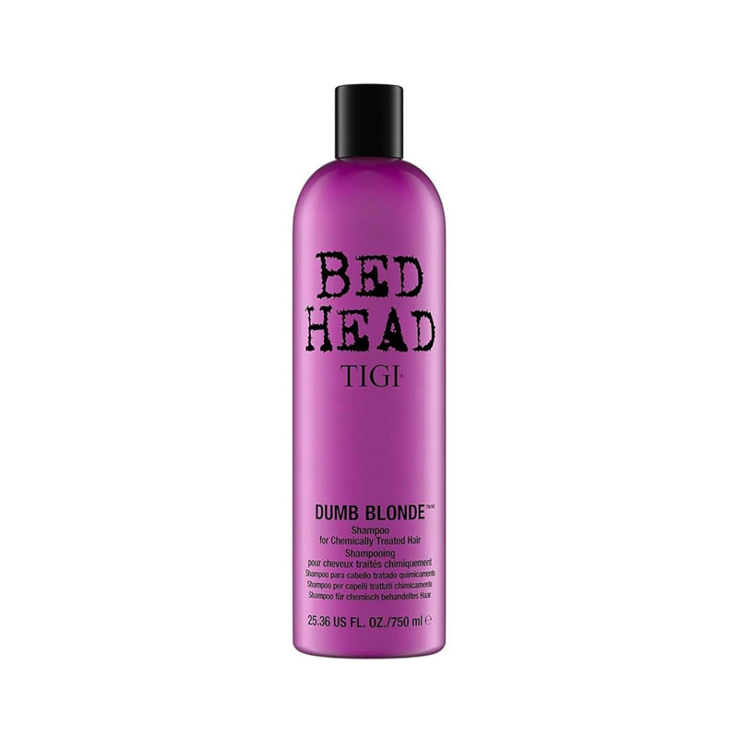 Tigi Bed Head Dumb Blonde Shampoo for Chemically Treated Hair 750ml - Imperfect Container
