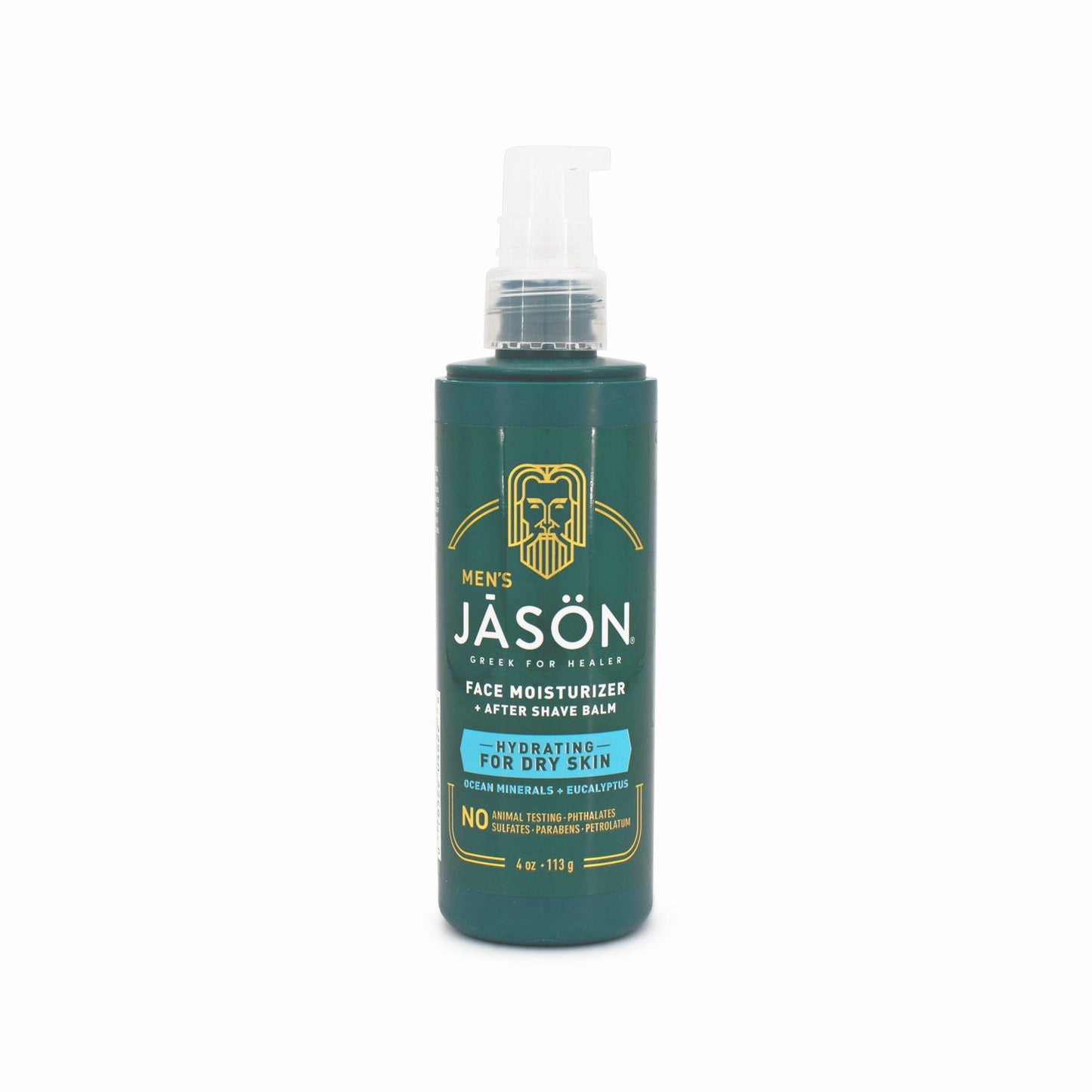 JASON Men's Face Moisturizer & After Shave Balm 113ml - Missing Lid