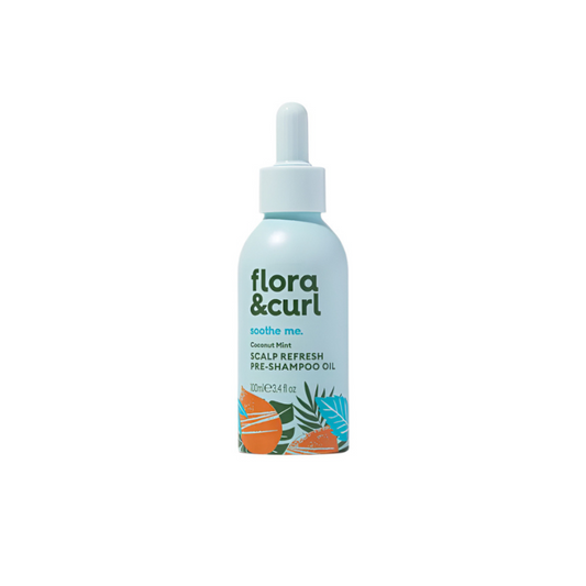 Flora & Curl Scalp Refresh Pre-Shampoo Oil 100ml - New