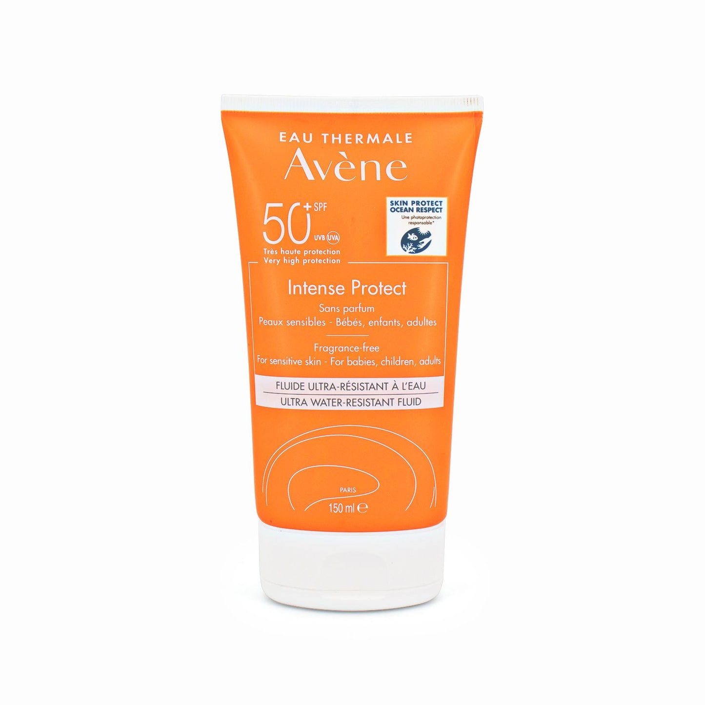 Avene Intense Protect SPF50+ Sun Cream 150ml - Imperfect Container