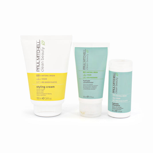 Paul Mitchell Hydrate Travel Haircare Gift Set Trio - Imperfect Box