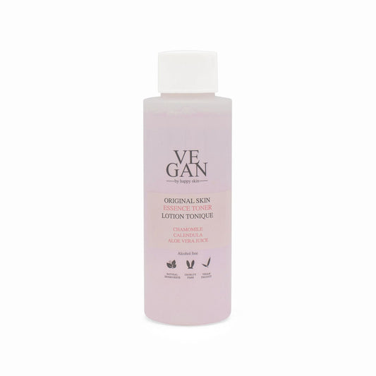 VEGAN by happy skin Original Skin Essence Toner 100ml - Imperfect Container